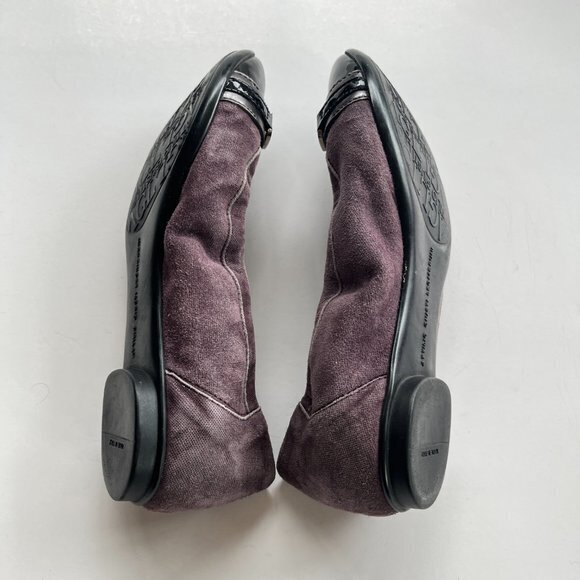 AGL ATTILIO GIUSTI Leombruni Black Toe Cap Ballet Flats Womens EU 36 US … - Picture 5 of 5